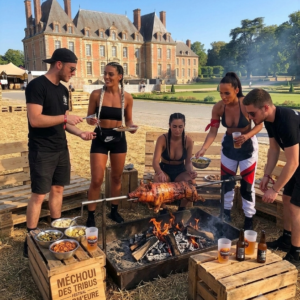 Méchoui au feu de bois